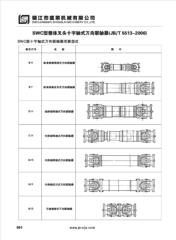SWC型萬(wàn)向聯(lián)軸器